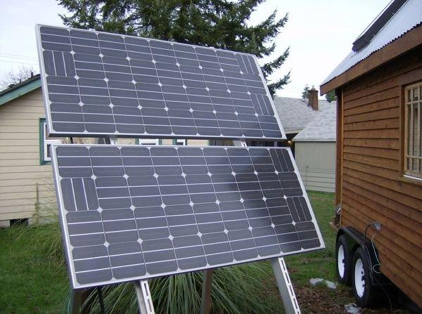 Solar panels providing energy independence